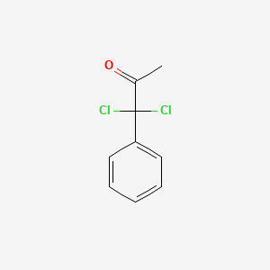 molecular formula C9H8Cl2O B15492463 1,1-Dichloro-1-phenylpropan-2-one CAS No. 4773-34-6