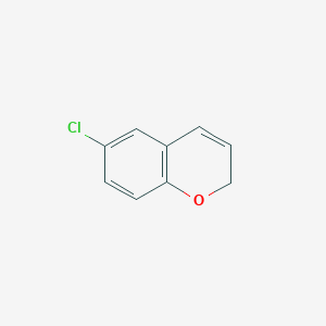 molecular formula C9H7ClO B15492530 6-Chloro-2h-chromene CAS No. 16336-27-9