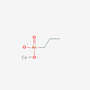 molecular formula C3H7AsCaO3 B15492642 Calcium propanearsonate CAS No. 126-94-3