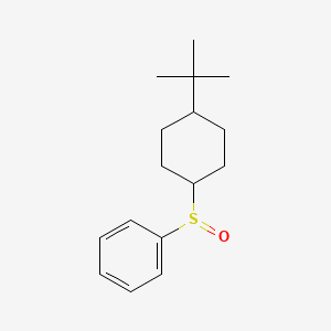 molecular formula C16H24OS B15492738 [(4-Tert-butylcyclohexyl)sulfinyl]benzene CAS No. 2455-13-2
