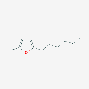 molecular formula C11H18O B15492758 2-Hexyl-5-methylfuran CAS No. 5312-82-3