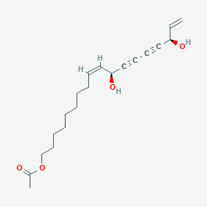 1-Acetoxy-9,17-octadecadiene-12,14-diyne-11,16-diol