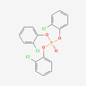molecular formula C18H12Cl3O4P B15492829 Tris(o-chlorophenyl) phosphate CAS No. 631-44-7
