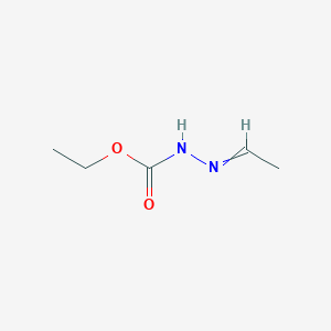 molecular formula C5H10N2O2 B15492837 Ethyl 2-ethylidenehydrazinecarboxylate CAS No. 3206-27-7