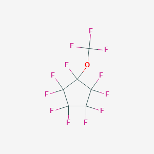 molecular formula C6F12O B15492868 Nonafluoro(trifluoromethoxy)cyclopentane CAS No. 788-40-9