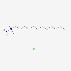molecular formula C14H33ClN2 B15492911 Hydrazinium, 1-dodecyl-1,1-dimethyl-, chloride CAS No. 3291-13-2