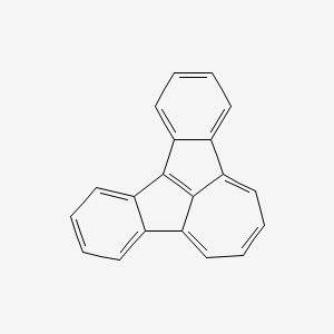 molecular formula C20H12 B15493124 Benz[a]indeno[1,2,3-cd]azulene CAS No. 4670-86-4