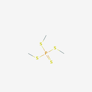 molecular formula C3H9PS4 B15493262 Trimethyl phosphorotetrathioate CAS No. 2386-38-1