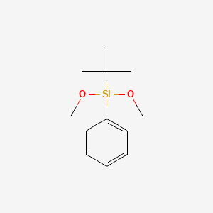 molecular formula C12H20O2Si B15493288 Tert-butyl-dimethoxy-phenylsilane 