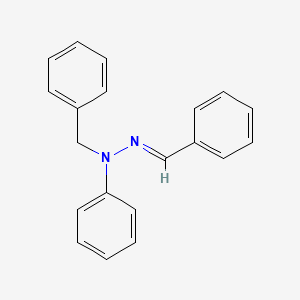 molecular formula C20H18N2 B15493339 N-benzyl-N-(benzylideneamino)aniline CAS No. 2725-46-4