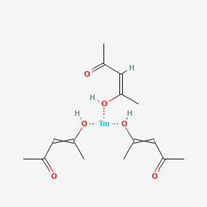 molecular formula C15H24O6Tm B15493438 Thulium 2,4-pentanedionate 