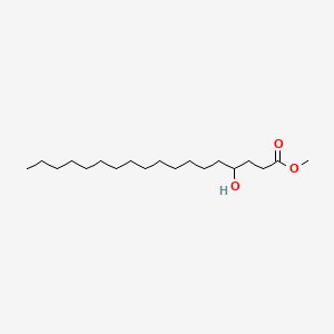 molecular formula C19H38O3 B15493518 Methyl 4-hydroxyoctadecanoate CAS No. 2420-38-4