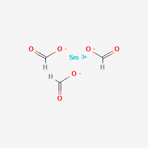 molecular formula C3H3O6Sm B15493523 Samarium(3+) triformate CAS No. 3252-54-8