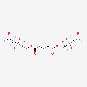 molecular formula C15H12F16O4 B15493535 Bis(2,2,3,3,4,4,5,5-octafluoropentyl) pentanedioate CAS No. 308-36-1