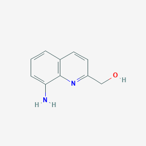 molecular formula C10H10N2O B15493589 (8-aminoquinolin-2-yl)methanol 