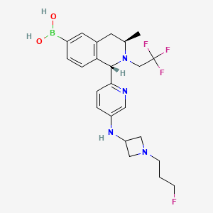 molecular formula C23H29BF4N4O2 B15493609 Estrogen receptor antagonist 4 