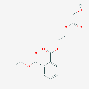 molecular formula C14H16O7 B15493623 Ethyl 2-[(hydroxyacetyl)oxy]ethyl benzene-1,2-dicarboxylate CAS No. 2054-98-0