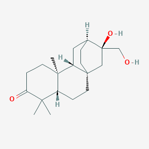 molecular formula C20H32O3 B15493697 Ent-16alpha,17-dihydroxyatisan-3-one 