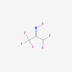 molecular formula C3HF6N B15493771 N,1,1,1,3,3-hexafluoro-2-propanimine 