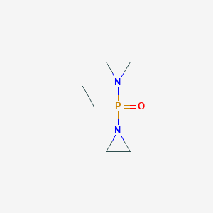 molecular formula C6H13N2OP B15493820 Bis(1-aziridinyl)ethylphosphine oxide CAS No. 2275-83-4
