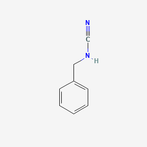 molecular formula C8H8N2 B15493864 Benzylcyanamide CAS No. 622-77-5