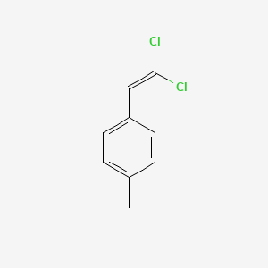 molecular formula C9H8Cl2 B15493912 Benzene, 1-(2,2-dichloroethenyl)-4-methyl- CAS No. 4714-37-8