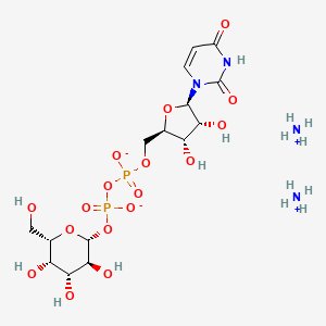 molecular formula C15H30N4O17P2 B15493966 UDP-L-Galactose diammonium salt 