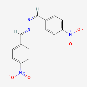 molecular formula C14H10N4O4 B15493997 Benzaldehyde, [(4-nitrophenyl)methylene]hydrazone CAS No. 2143-99-9