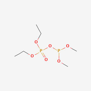 molecular formula C6H16O6P2 B15494102 dimethoxyphosphanyl diethyl phosphate CAS No. 1067-76-1
