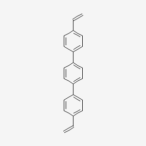 molecular formula C22H18 B15494123 1,4-Bis(4-ethenylphenyl)benzene CAS No. 3365-22-8