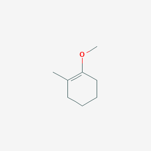 molecular formula C8H14O B15494162 Cyclohexene, 1-methoxy-2-methyl- CAS No. 1728-38-7