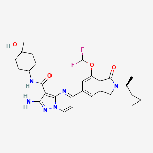 molecular formula C28H32F2N6O4 B15494233 PI3K|A inhibitor 5 