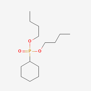 molecular formula C14H29O3P B15494252 Dibutyl cyclohexylphosphonate CAS No. 1085-92-3