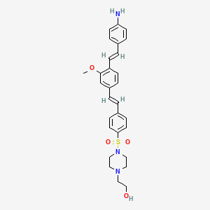 molecular formula C29H33N3O4S B15494318 Rizedisben 