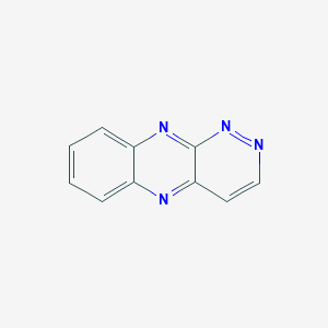 molecular formula C10H6N4 B15494367 Pyridazino[3,4-b]quinoxaline CAS No. 261-64-3