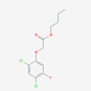 molecular formula C12H13Cl2FO3 B15494385 Butyl (2,4-dichloro-5-fluorophenoxy)acetate CAS No. 1546-08-3