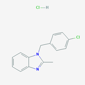 molecular formula C15H14Cl2N2 B154944 Chlormidazole hydrochloride CAS No. 74298-63-8