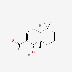 molecular formula C14H22O2 B15494483 Changweikang aldehyde 