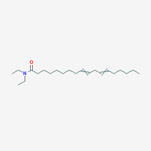 molecular formula C22H41NO B15494633 N,N-diethyloctadeca-9,12-dienamide CAS No. 3140-46-3