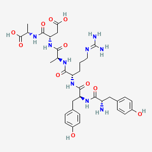 molecular formula C34H47N9O11 B15494640 Yyradda 