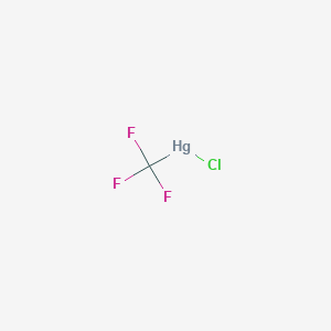 molecular formula CClF3Hg B15494641 Chloro(trifluoromethyl)mercury CAS No. 421-10-3