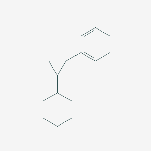 molecular formula C15H20 B15494651 Benzene, (2-cyclohexylcyclopropyl)- CAS No. 3145-75-3