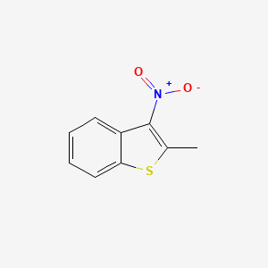 molecular formula C9H7NO2S B15494701 2-Methyl-3-nitro-1-benzothiophene CAS No. 4688-14-6