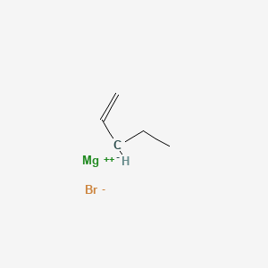 molecular formula C5H9BrMg B15494704 magnesium;pent-1-ene;bromide CAS No. 928-99-4