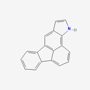 molecular formula C18H11N B15494732 4H-Fluoreno[9,1-fg]indole CAS No. 161-18-2
