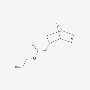 molecular formula C12H16O2 B15494955 Prop-2-en-1-yl (bicyclo[2.2.1]hept-5-en-2-yl)acetate CAS No. 831-47-0