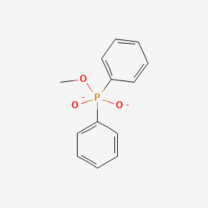 molecular formula C13H13O3P-2 B15494967 Methoxy-dioxido-diphenyl-lambda5-phosphane 