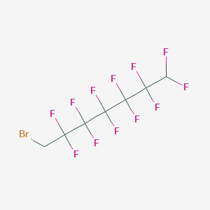 molecular formula C7H3BrF12 B15494993 7-Bromo-1,1,2,2,3,3,4,4,5,5,6,6-dodecafluoroheptane CAS No. 376-31-8