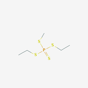 molecular formula C5H13PS4 B15495140 Diethyl methyl phosphorotetrathioate CAS No. 2523-91-3