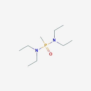 molecular formula C9H23N2OP B15495224 Phosphonic diamide, N,N,N',N'-tetraethyl-P-methyl- CAS No. 2511-18-4